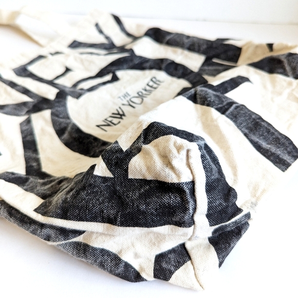 New Yorker Canvas Tote Bag 💕 Classic New York Bag - H 14" - Picture 5 of 8